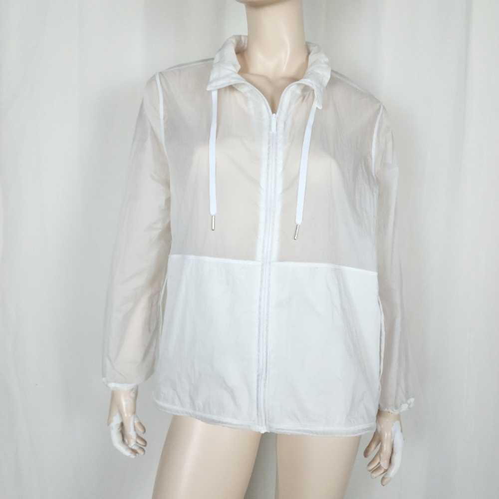 lululemon Translu Anorak Rain Jacket White M/L